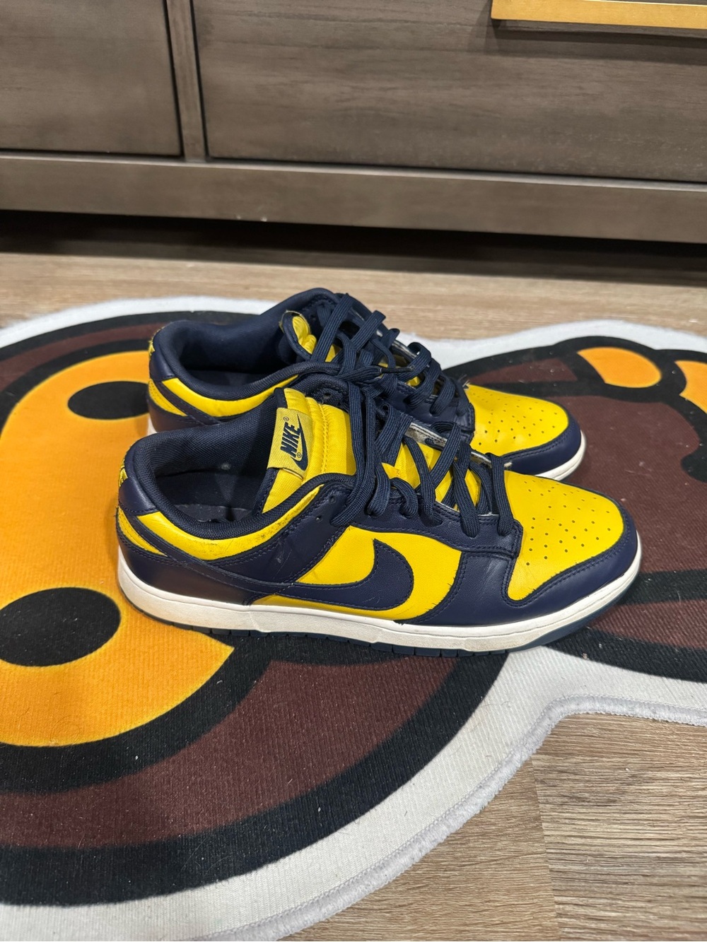 Nike Dunk Low Retro Michigan 2021 Varsity Maize Navy DD1391-700